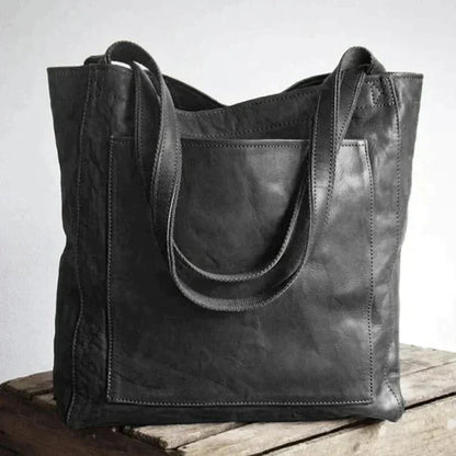 Luna - Trendy Leren Schoudertas