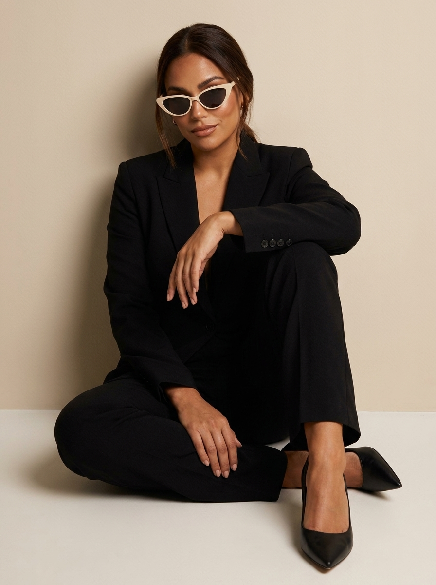 Dames Cat Eye Zonnebril – Retro Stijl, Geschikt voor Zomer en Dagelijks Gebruik