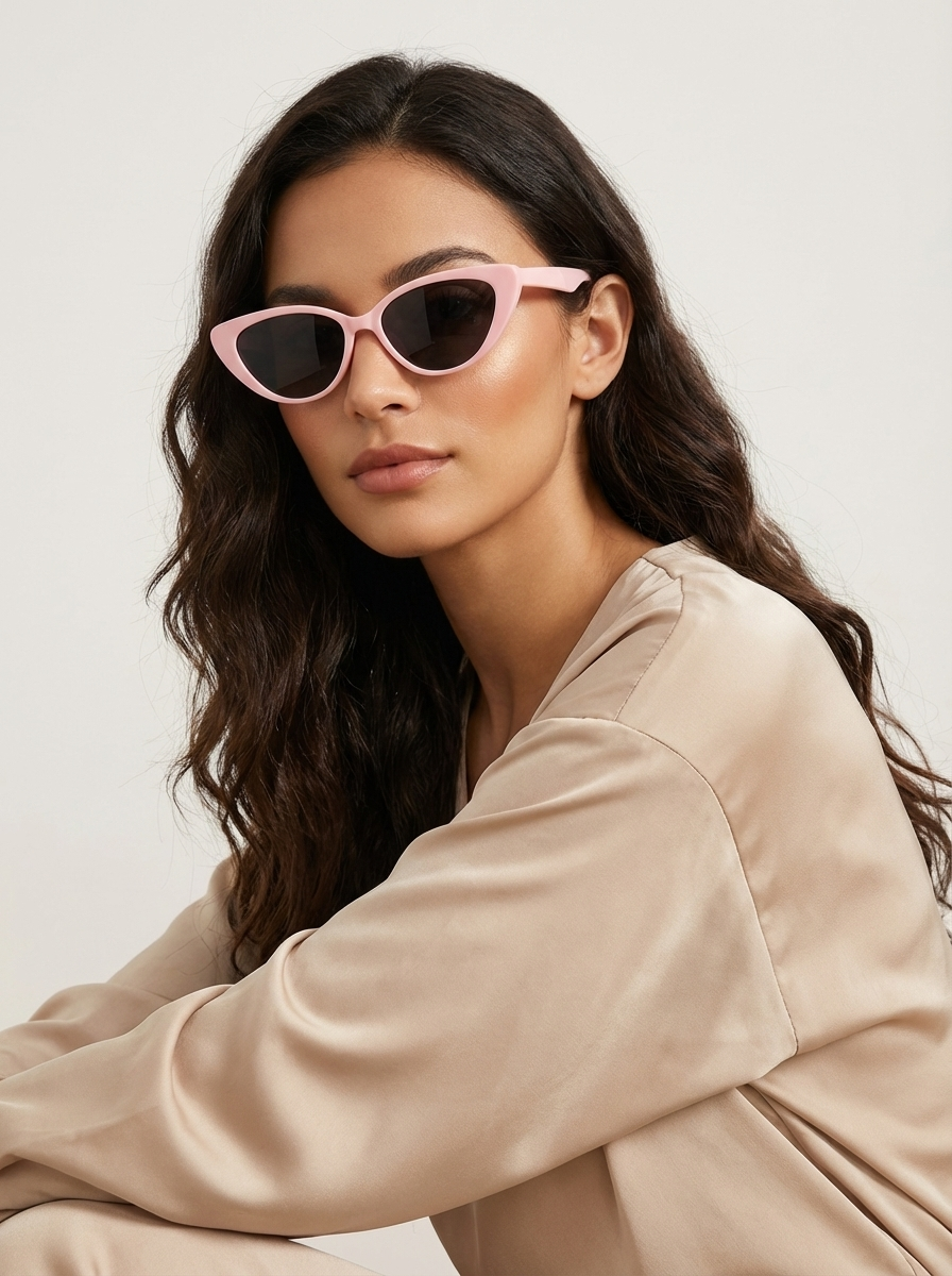 Dames Cat Eye Zonnebril – Retro Stijl, Geschikt voor Zomer en Dagelijks Gebruik