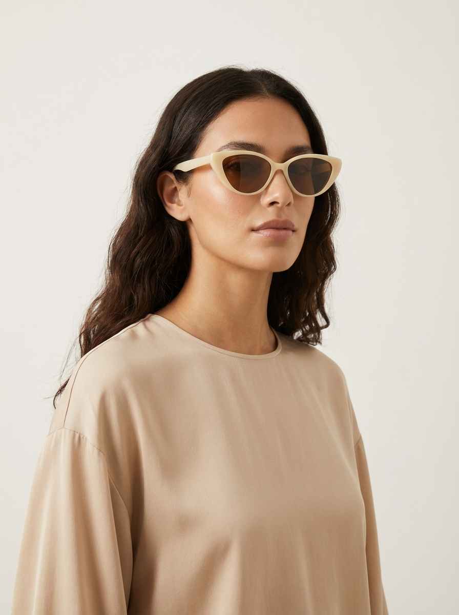 Dames Cat Eye Zonnebril – Retro Stijl, Geschikt voor Zomer en Dagelijks Gebruik