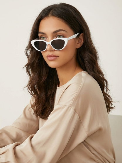 Dames Cat Eye Zonnebril – Retro Stijl, Geschikt voor Zomer en Dagelijks Gebruik