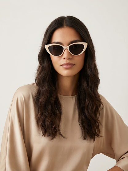 Dames Cat Eye Zonnebril – Retro Stijl, Geschikt voor Zomer en Dagelijks Gebruik