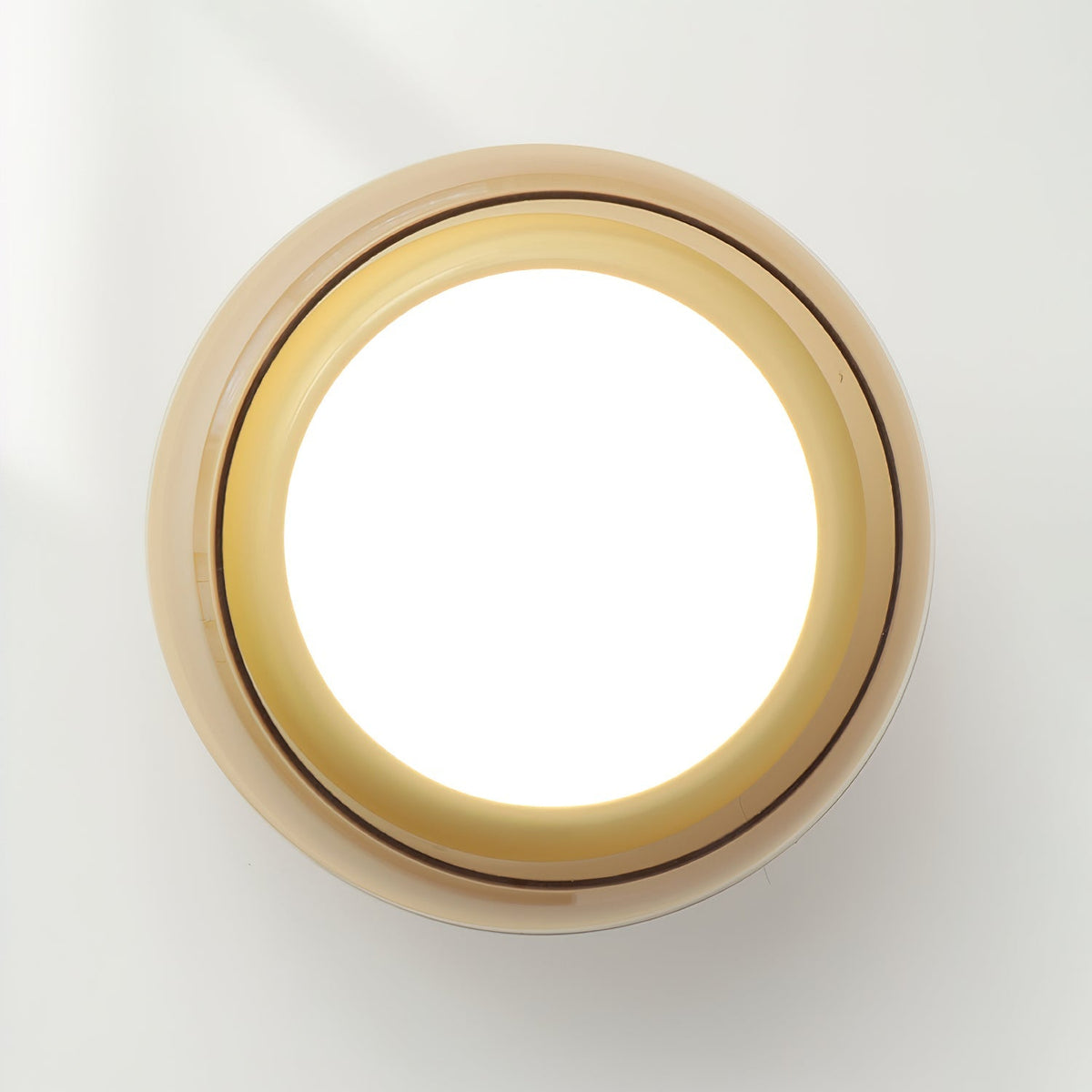 Retro Plafondlamp Opbouw Rookglas met Geïntegreerde LED