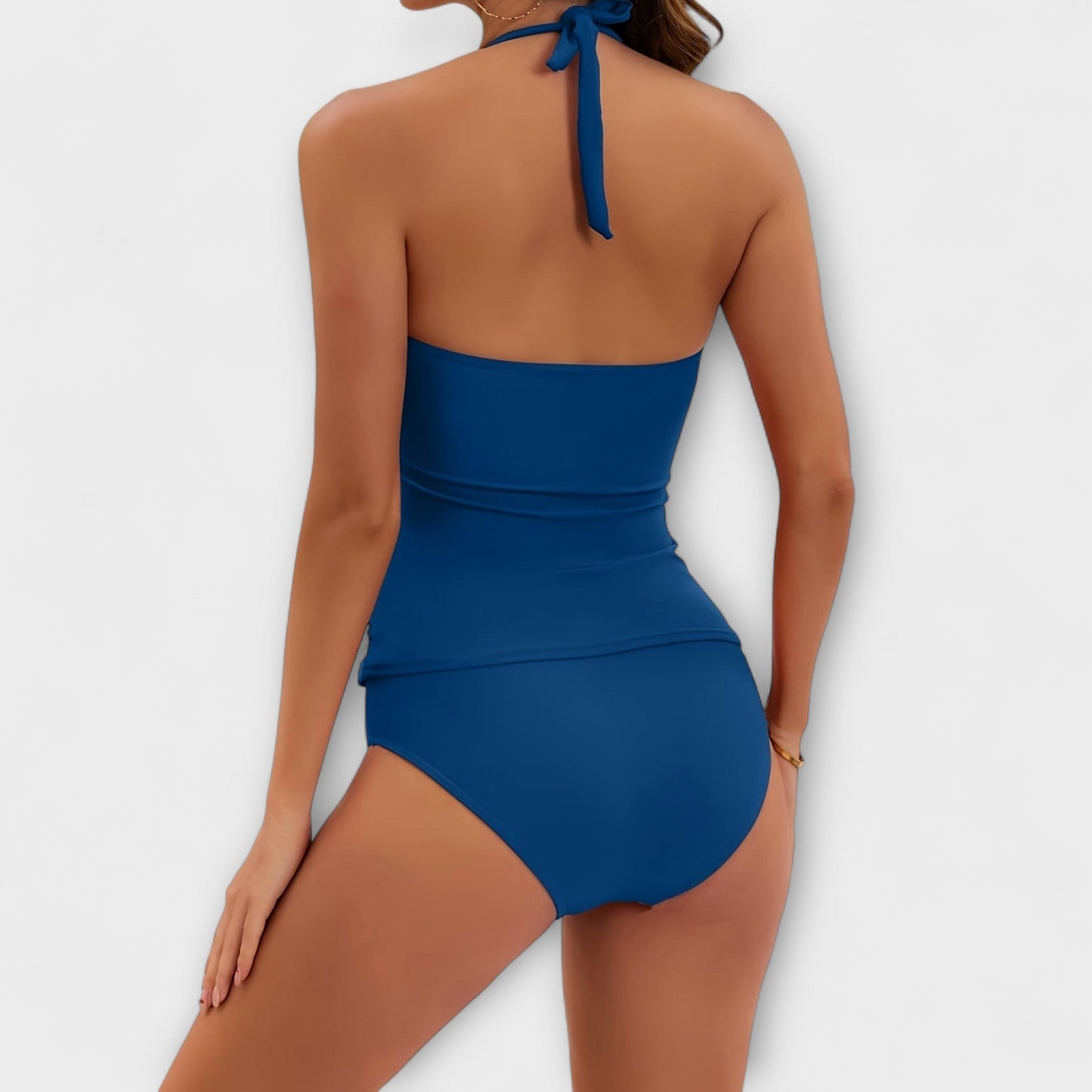 Dames Halter Bikini – Tweedelig, Geschikt voor Zomer en Strandgebruik