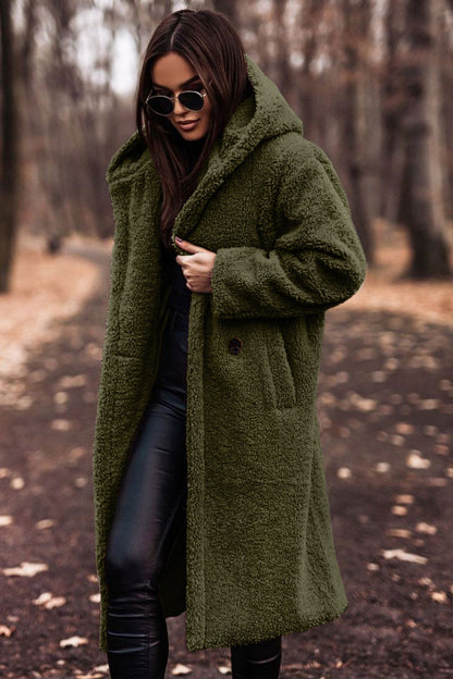Ruby - Comfortabele Lange Jas met Capuchon