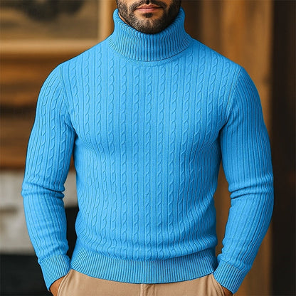 Rupert | Cable Knit Turtleneck Sweater 11