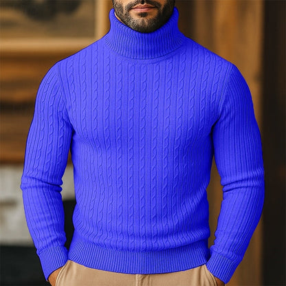 Rupert | Cable Knit Turtleneck Sweater 2
