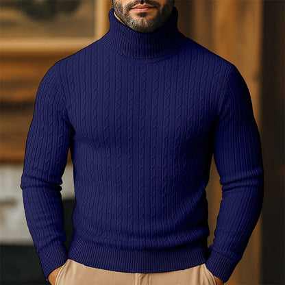 Rupert | Cable Knit Turtleneck Sweater 9