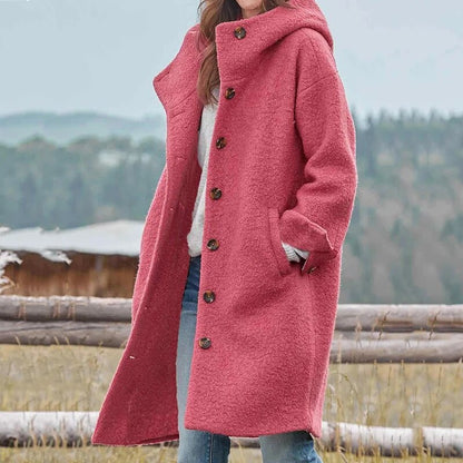 Dames Dikke Gewatteerde Winterjas – Warm voor Winter en Outdoor