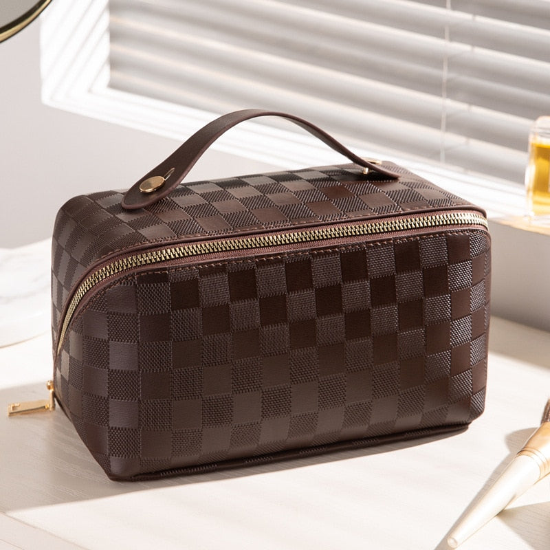 Daleyza - Luxe Geruite Make-up Tas