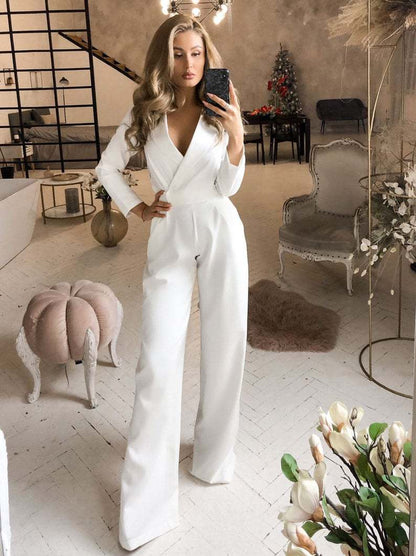 Diora - Elegante Jumpsuit met Lange Mouwen