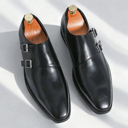 Heren Loafers Leer met Semi-Glanzende Afwerking