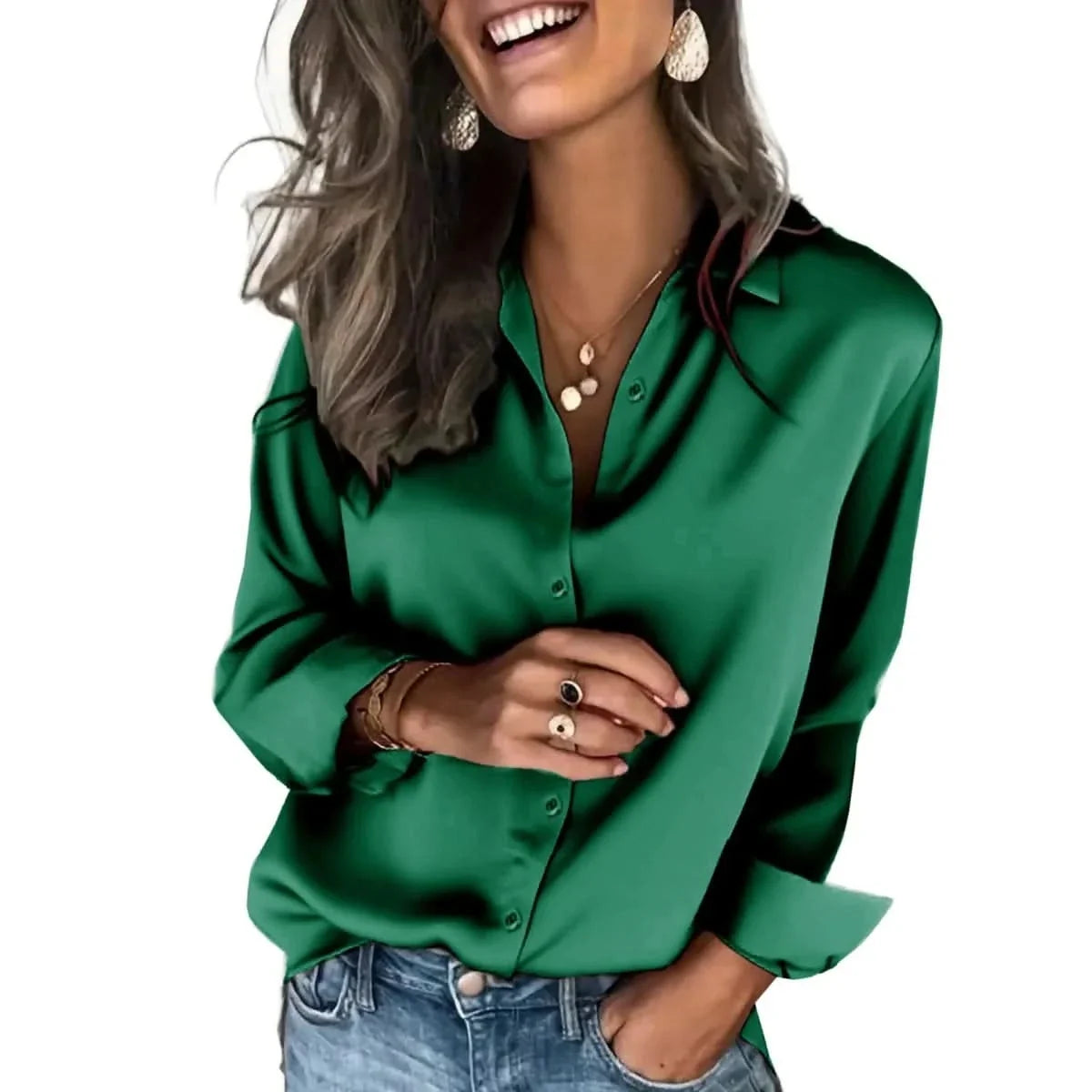 Dames Blouse Relaxed Fit Overhemdblouse