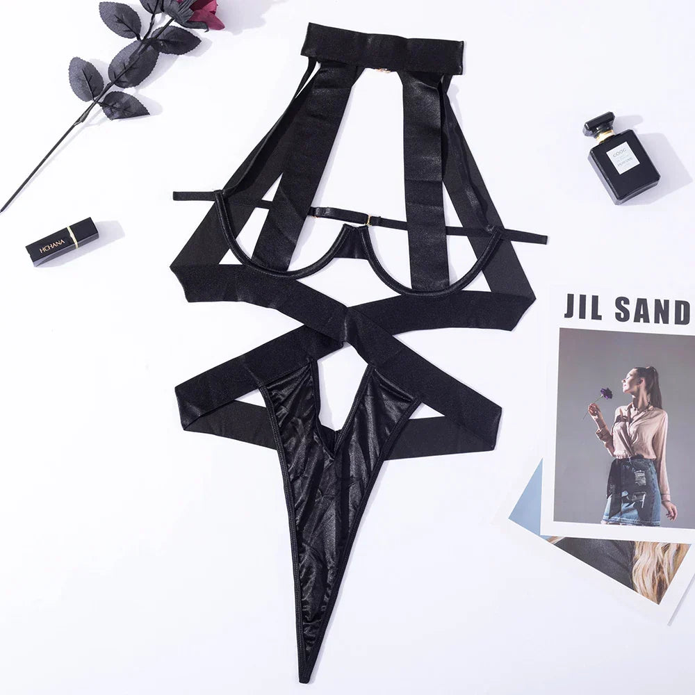 Dames Body met Cut-outs en String-Snit