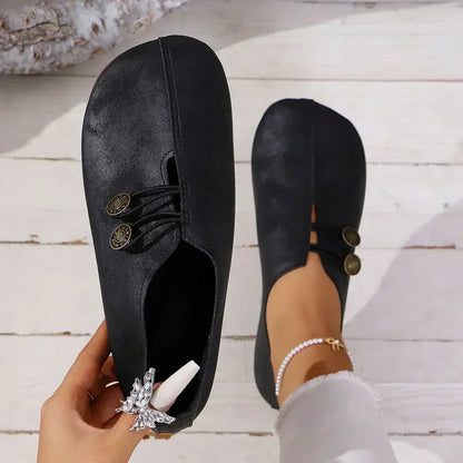 Dames Loafers Suede met Elastische Bandsluiting