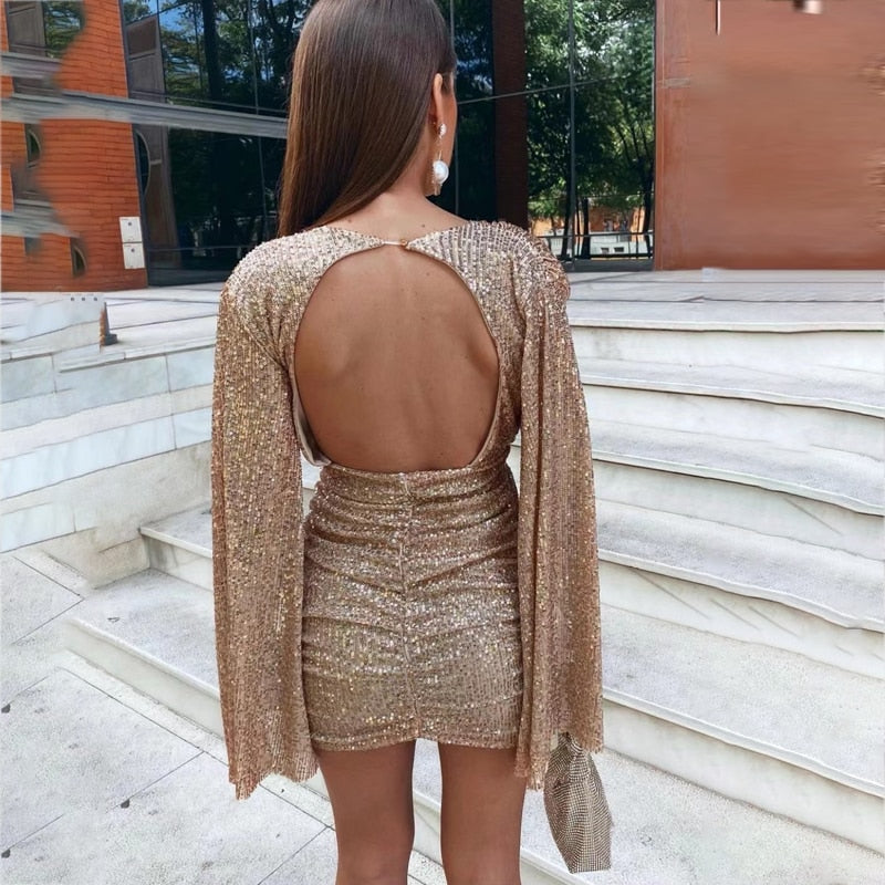 Jaimy - Glamoureuze Glitterjurk