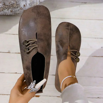 Dames Loafers Suede met Elastische Bandsluiting