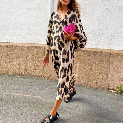 Nadine - Jurk met Panterprint