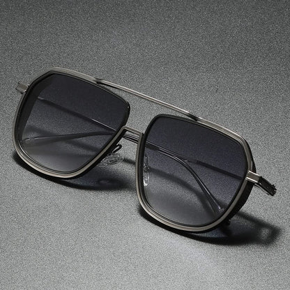 Dames Aviator Zonnebril Metalen Montuur met UV-Bescherming