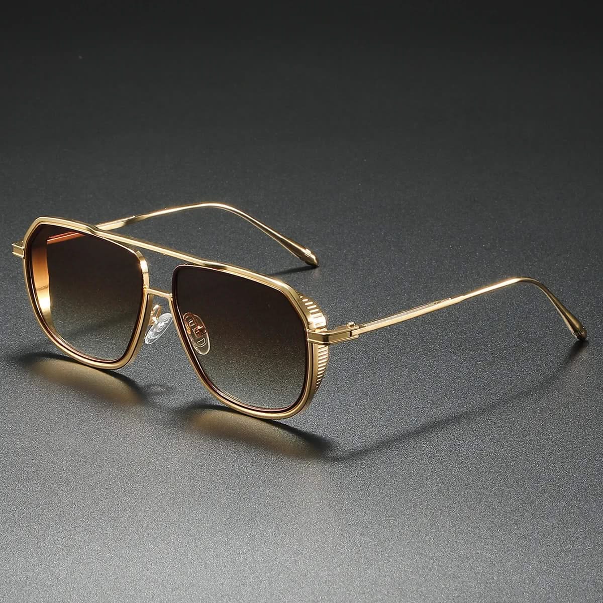 Dames Aviator Zonnebril Metalen Montuur met UV-Bescherming