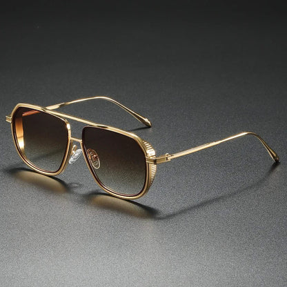 Dames Aviator Zonnebril Metalen Montuur met UV-Bescherming
