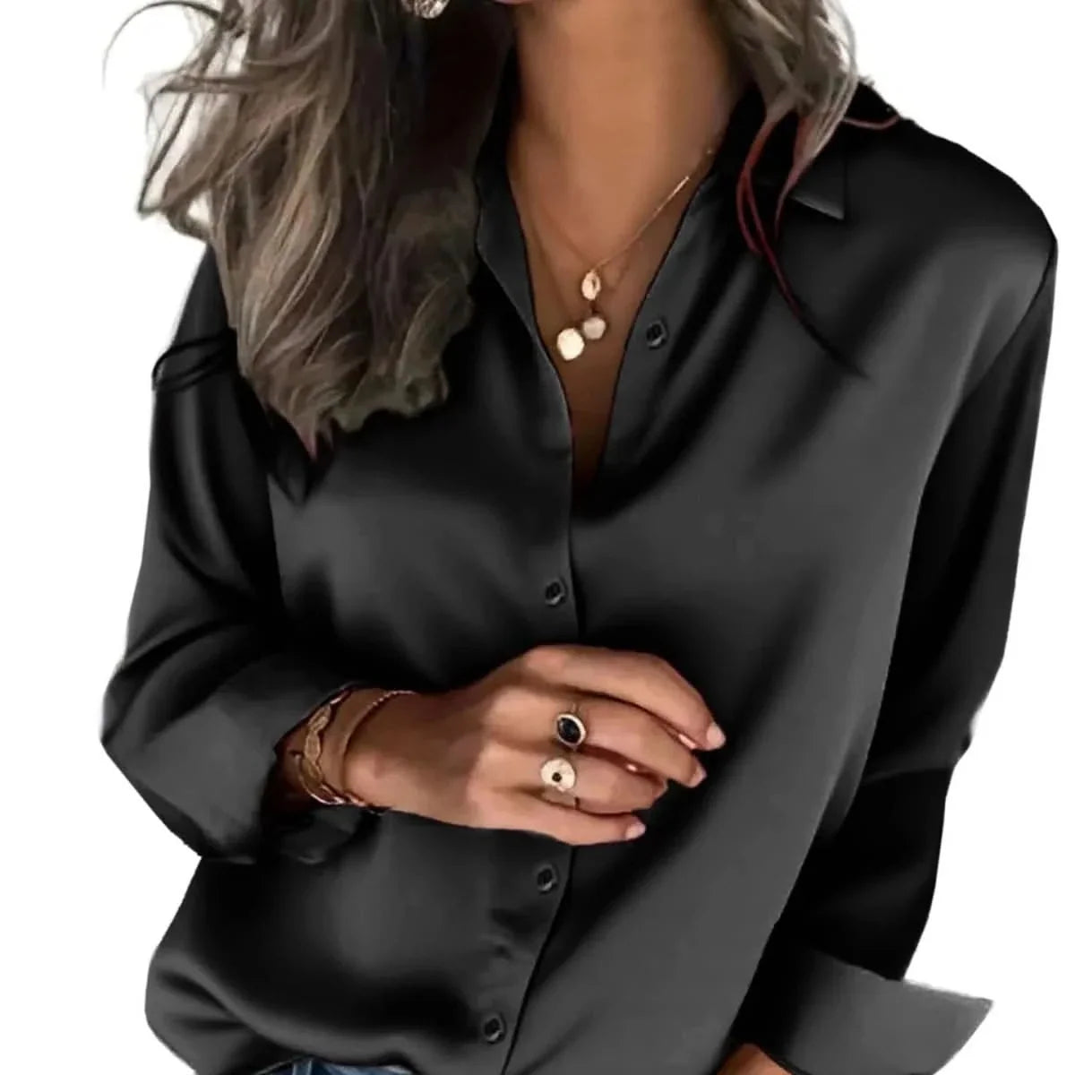 Dames Blouse Relaxed Fit Overhemdblouse