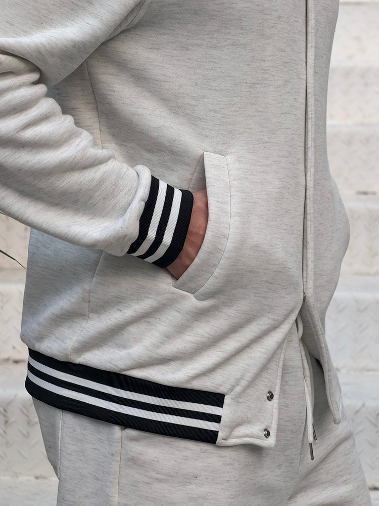 Heren Slim Fit Set – Jas en Broek met Rits, Geschikt voor Casual en Werkgebruik