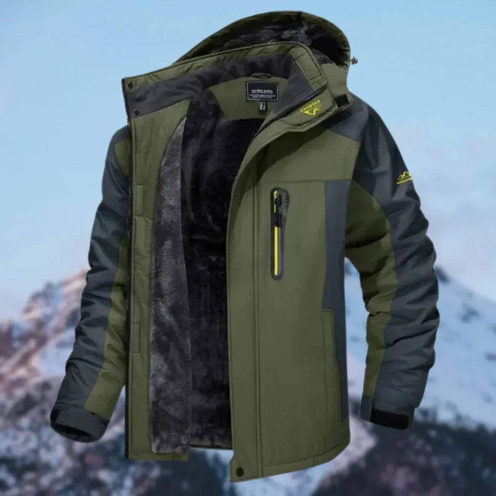 Heren Winterjas Waterafstotend met Fleecevoering