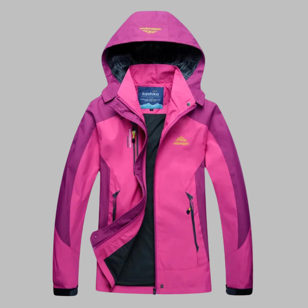 Dames Regenjas met Capuchon – Waterdichte Outdoor Jas