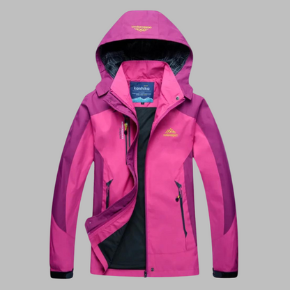 Dames Regenjas met Capuchon – Waterdichte Outdoor Jas