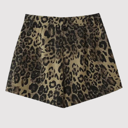 Alya - Gedurfde Shorts met Luipaardprint