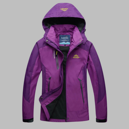 Dames Regenjas met Capuchon – Waterdichte Outdoor Jas