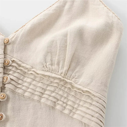 Luna - Speelse Midi-jurk van Zachte Stof voor Casual Uitjes en Zomer Evenementen