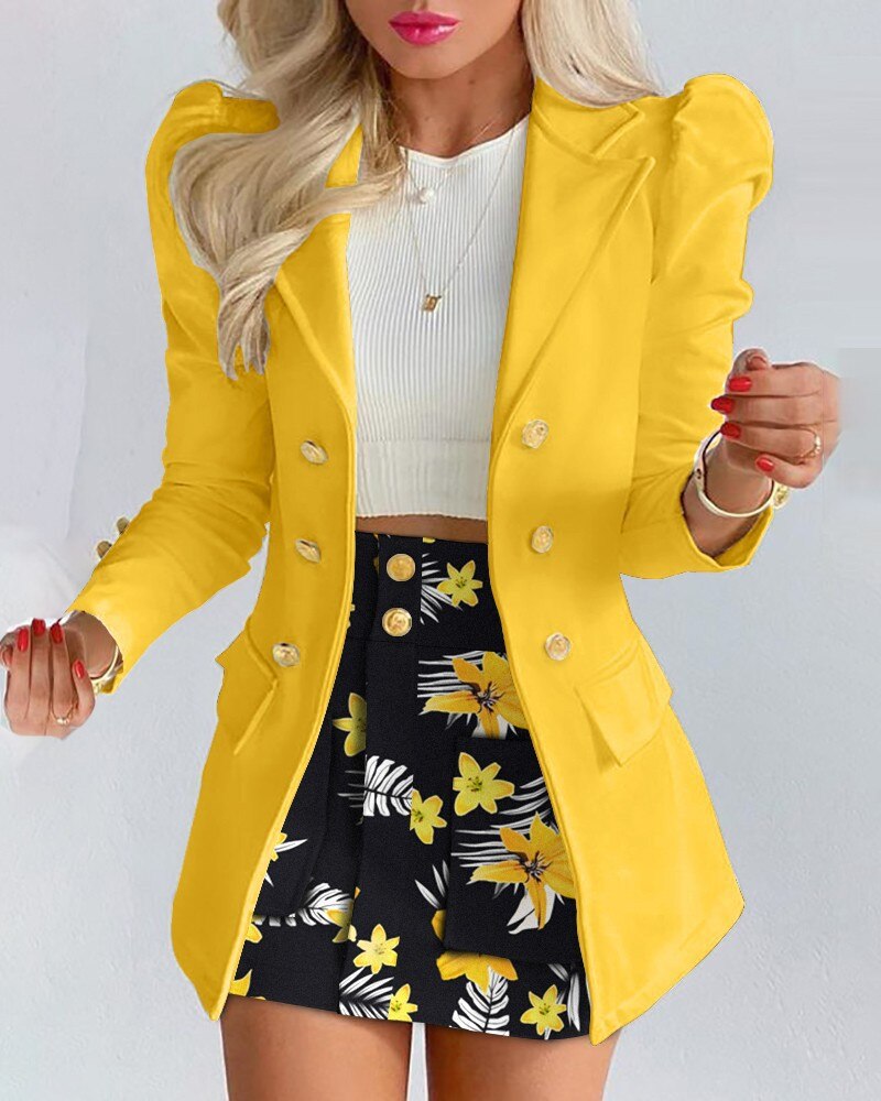 Luna - Stijlvolle 2-Delige Set | Blazer en Rok