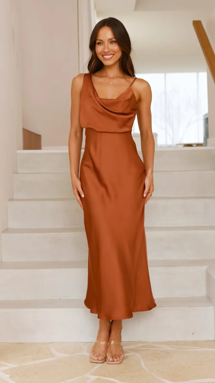 Yara - Elegante Robe met Riemen en Gekruiste Rug