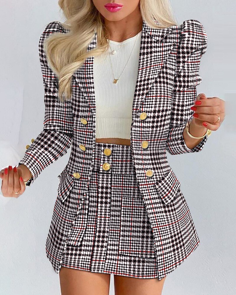 Luna - Stijlvolle 2-Delige Set | Blazer en Rok