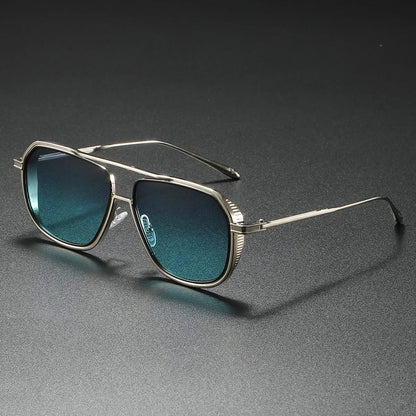 Dames Aviator Zonnebril Metalen Montuur met UV-Bescherming