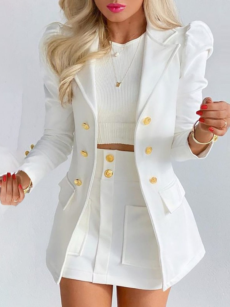 Luna - Stijlvolle 2-Delige Set | Blazer en Rok