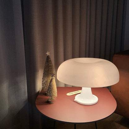 Tafellamp Paddenstoel Scandinavisch Design - Opaal Kap