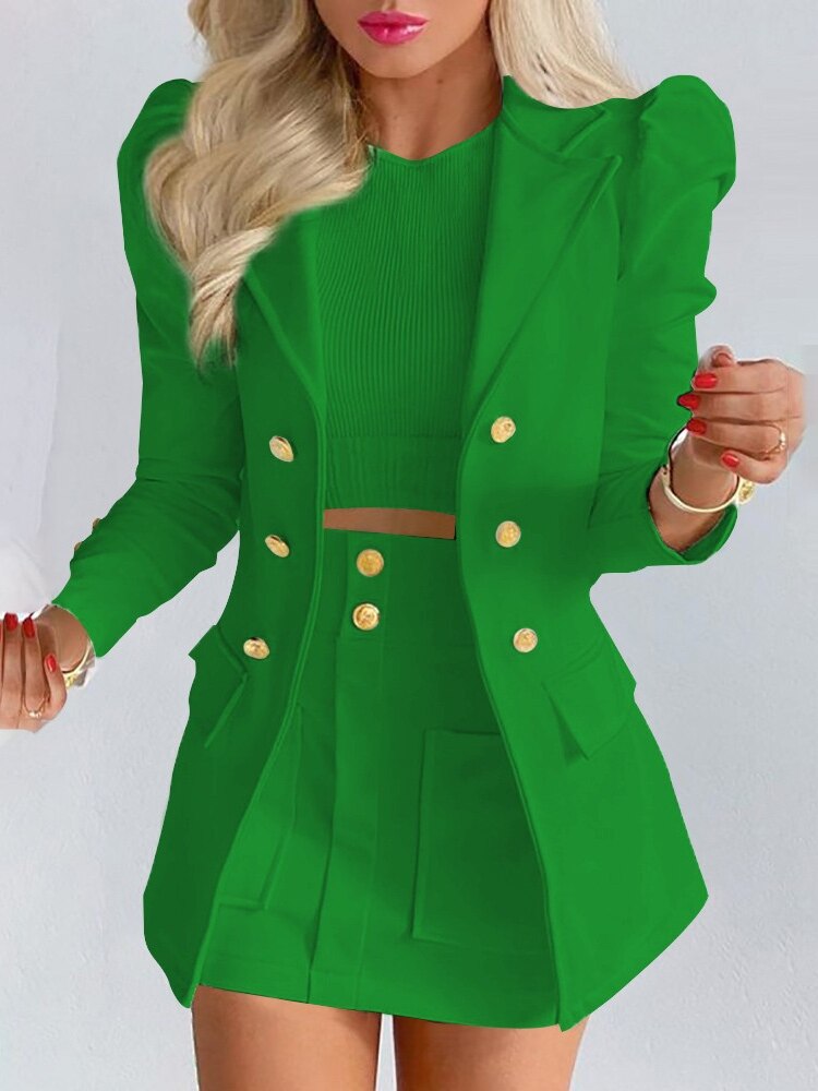 Luna - Stijlvolle 2-Delige Set | Blazer en Rok