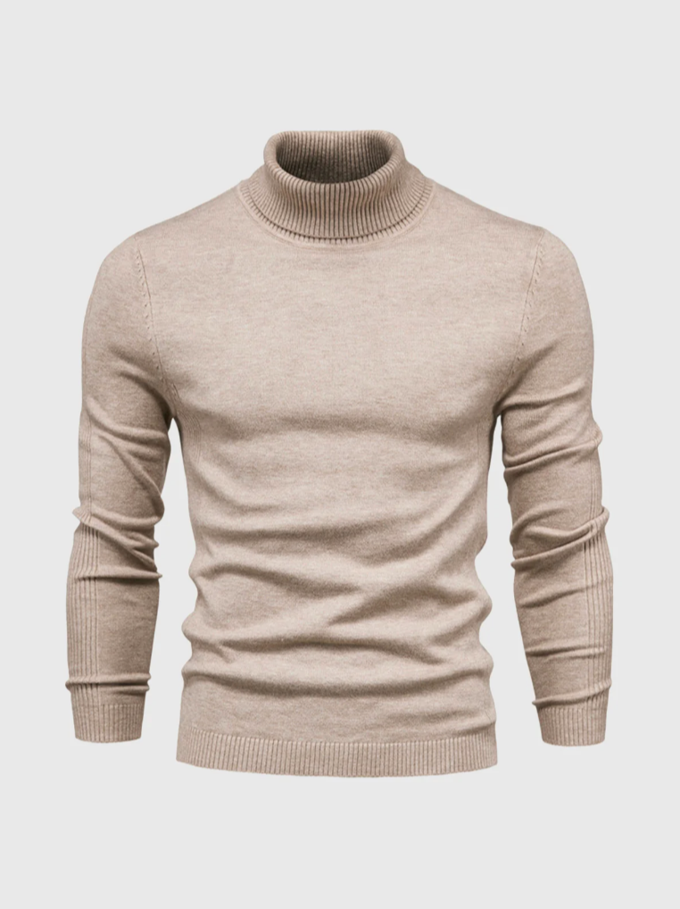 Heren Coltrui Fijngebreid – Zachte Gebreide Pullover