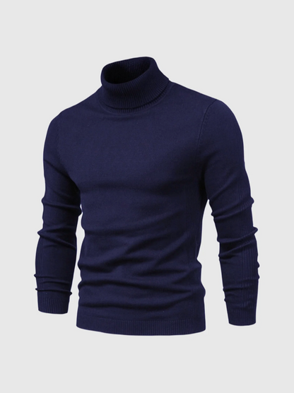Heren Coltrui Fijngebreid – Zachte Gebreide Pullover