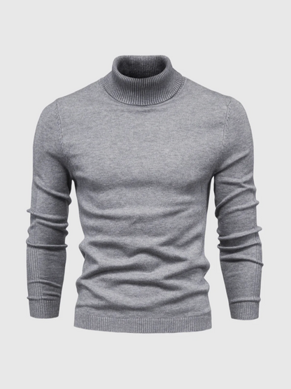 Heren Coltrui Fijngebreid – Zachte Gebreide Pullover