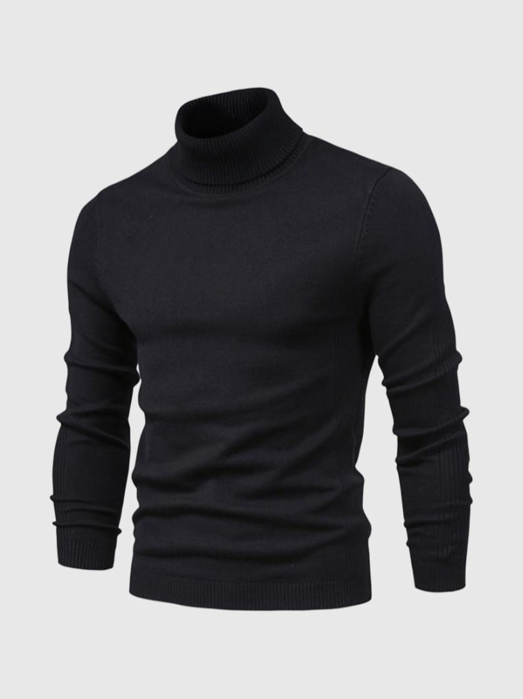 Heren Coltrui Fijngebreid – Zachte Gebreide Pullover