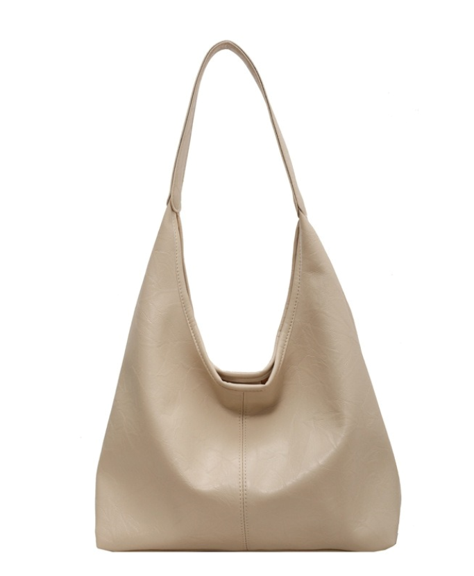 Dames Vegan Leren Tote Bag – Vintage Look, Eenvoudige Schoudertas voor Dagelijks Gebruik