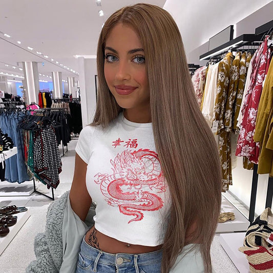 Keziah - Dragon Crop Top