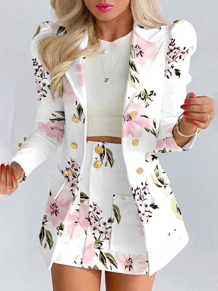 Luna - Stijlvolle 2-Delige Set | Blazer en Rok