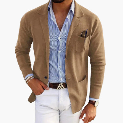 Heren Blazer Business Casual met Reverskraag
