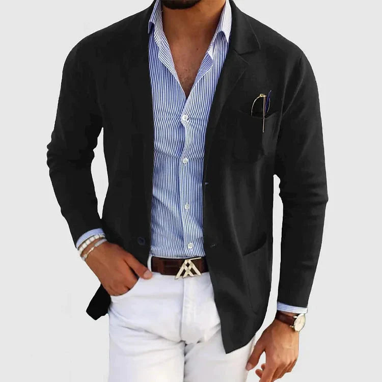 Heren Blazer Business Casual met Reverskraag