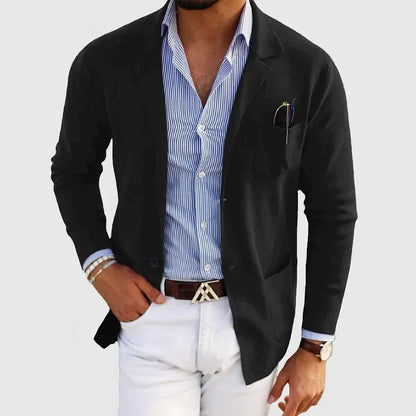 Heren Blazer Business Casual met Reverskraag